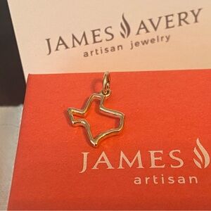 James Avery 14k Gold Texas Forged Charm New